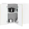 vidaXL Armoire d'angle murale de cuisine Porto chêne sonoma