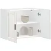 Vidaxl armoire murale de cuisine porto blanc brillant bois ingénierie