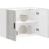 Armoire murale de cuisine Porto sonoma gris bois d'ingénierie Vidaxl
