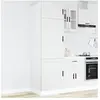 vidaXL Armoire de cuisine Porto blanc bois d'ingénierie