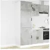 vidaXL Armoire de cuisine Porto gris béton bois d'ingénierie