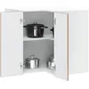 vidaXL Armoire d'angle murale de cuisine Porto vieux bois