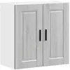 Vidaxl armoire murale de cuisine porto sonoma gris bois d'ingénierie