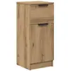 vidaXL Buffet chêne artisanal 30x30x70 cm bois d'ingénierie