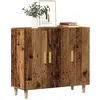vidaXL Buffet vieux bois 90x34x80 cm bois d'ingénierie