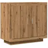 Vidaxl - Buffet chêne artisanal 80x40x75 cm bois d'ingénierie