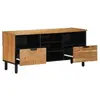 vidaXL Buffet Tv Vidaxl 100x33,5x46 Cm En Bois Massif D'acacia