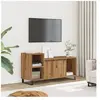 vidaXL Vidaxl Meuble Tv Chêne Artisanal 100x35x55 Cm Bois D'ingénierie