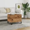 vidaXL Table basse vieux bois 60x44,5x45 cm bois d'ingénierie