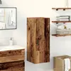 vidaXL Armoire murale vieux bois 34,5x34x90 cm bois d'ingénierie