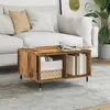 vidaXL Vidaxl Table Basse Vieux Bois 60x50x36,5 Cm Bois D'ingénierie