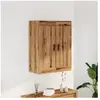 vidaXL Armoire murale chêne artisanal 69,5x34x90 cm bois d'ingénierie