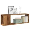vidaXL Meuble TV vieux bois 100x24x32 cm bois d'ingénierie