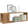 vidaXL Meuble TV chêne artisanal 100x24x32 cm bois d'ingénierie