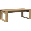 vidaXL Vidaxl Table Basse Chêne Artisanal 102x50x35 Cm Bois D'ingénierie