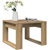 vidaXL Table d'appoint chêne artisanal 50x50x35 cm bois d'ingénierie