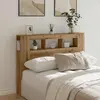 Tête de lit à led chêne artisanal 140x18,5x103,5 cm Vidaxl