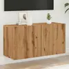 Vidaxl - Meuble tv mural chêne artisanal 80x30x41 cm Artisian oak
