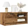 Vidaxl meuble tv vieux bois 80x35x36,5 cm bois d'ingénierie