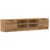 Meubles tv 2 pcs chêne artisanal 80x35x36,5cm bois d'ingénierie Vidaxl