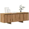 Vidaxl - Meuble tv chêne artisanal 120x30x40,5 cm bois d'ingénierie