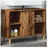 Armoire de salle de bain vieux bois 80x33x60 cm bois ingénierie Vidaxl