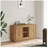Vidaxl - Buffet chêne artisanal 102x35x60 cm bois d'ingénierie