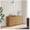 Vidaxl - Buffet chêne artisanal 102x35x55 cm bois d'ingénierie