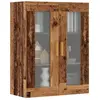 vidaXL Armoire murale suspendue vieux bois 69,5x34x90 cm