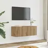 Vidaxl - Meubles tv muraux 2 pcs chêne artisanal 80x30x30 cm