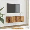 vidaXL Meubles TV muraux 2 pcs vieux bois 100x30x30 cm