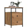 Vidaxl - Table de chevet chêne artisanal 44x45x60 cm bois d'ingénierie