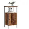 Vidaxl - Table de chevet vieux bois 41x31x80 cm bois d'ingénierie
