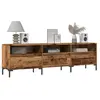 vidaXL Vidaxl Meuble Tv Vieux Bois 150x30x44,5 Cm Bois D'ingénierie