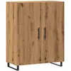 vidaXL Buffet chêne artisanal 69,5x34x90 cm bois d'ingénierie