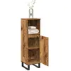vidaXL Armoire de salle de bain vieux bois 30x30x100cm bois ingénierie