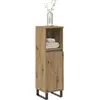 vidaXL Armoire de salle de bain chêne artisanal 30x30x100 cm