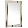 vidaXL Miroir de salle de bain Marron, argent 50 x 2,5 x 70 cm