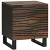 vidaXL Vidaxl Table De Chevet 40x33.5x46 Cm En Bois Massif De Noyer