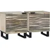 vidaXL Tables de chevet 2 pcs Naturel 40 x 33.5 x 46 cm