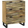 vidaXL Sous-console 60x33.5x75 cm Bois massif de manguier