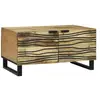 vidaXL Vidaxl Table Basse 80x50x40 Cm Bois Massif Mangue