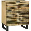vidaXL Meuble de Chevet  50x33x60 cm Bois Massif de Manguier
