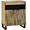 Vidaxl buffet  60x33,5x75 cm en bois massif de manguier