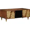 vidaXL Table basse  100x54x40 cm en bois solide de mangue