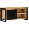 Vidaxl - Meuble tv 80x30x40 cm bois massif de manguier brut