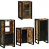 vidaXL Ensemble de mobilier de salle de bain Montage mural 4 pcs