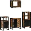 vidaXL Ensemble de mobilier de salle de bain 4 pcs Bois Recyclé Solide