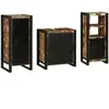 vidaXL Ensemble de mobilier de salle de bain 3 pcs Bois Recyclé Solide