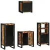Vidaxl ensemble de mobilier de salle de bain 4 pcs bois recyclé solide